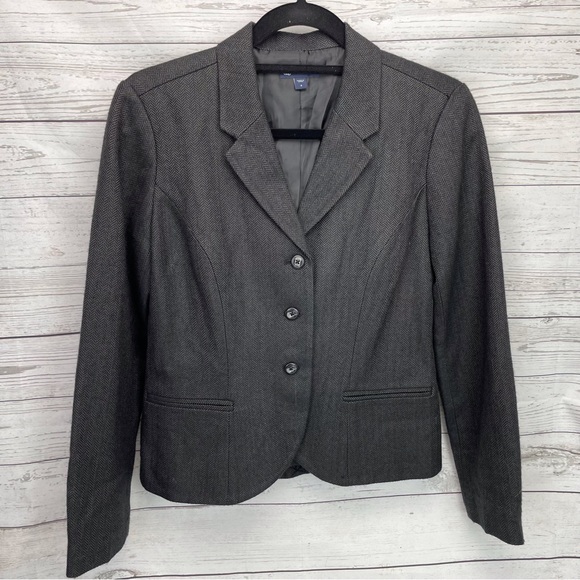 Gap Lined Blazer Jacket Coat sz 4 - Picture 1 of 10